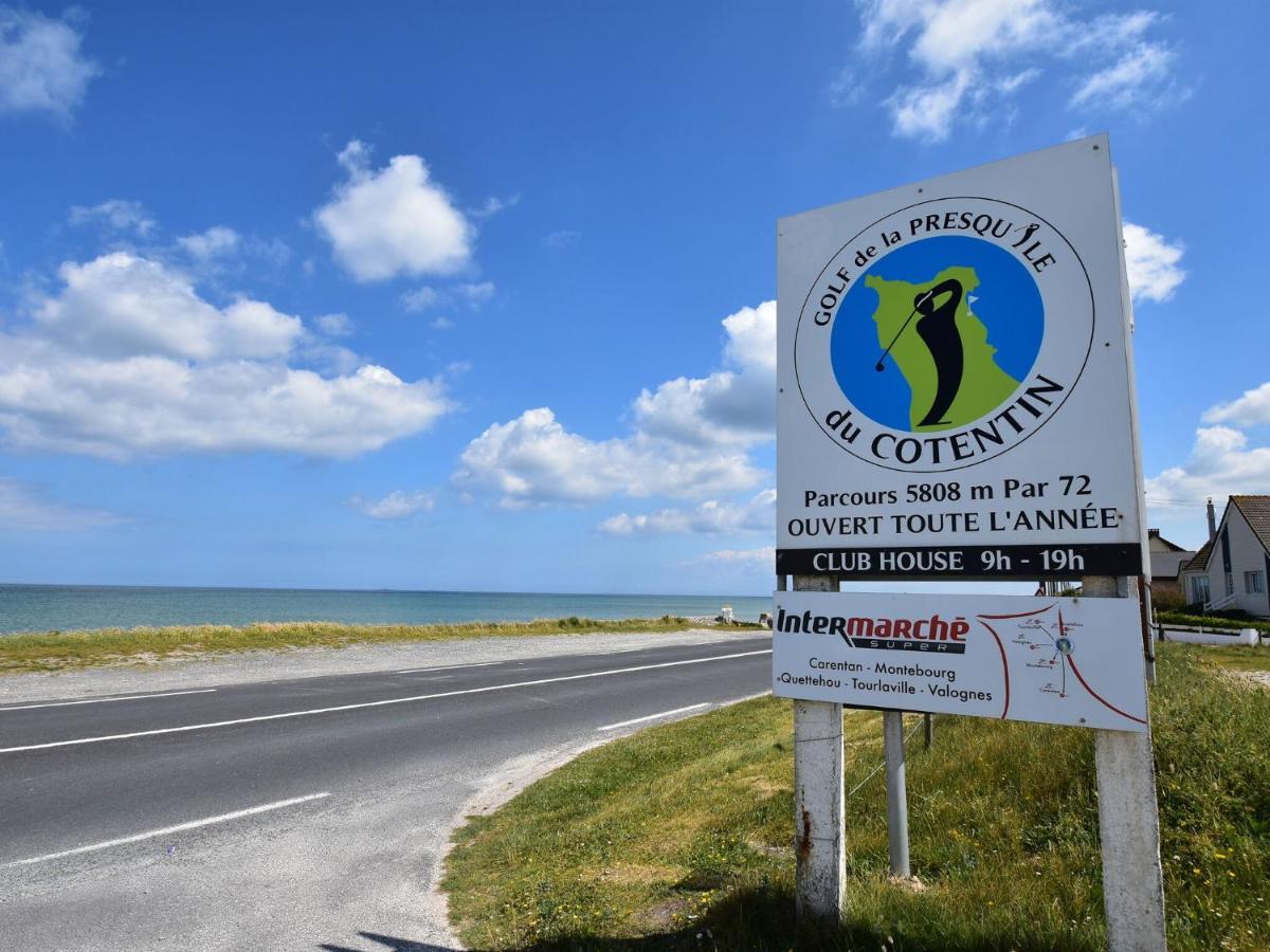 Superb Holiday Home Near The Beach Quinéville Exteriör bild